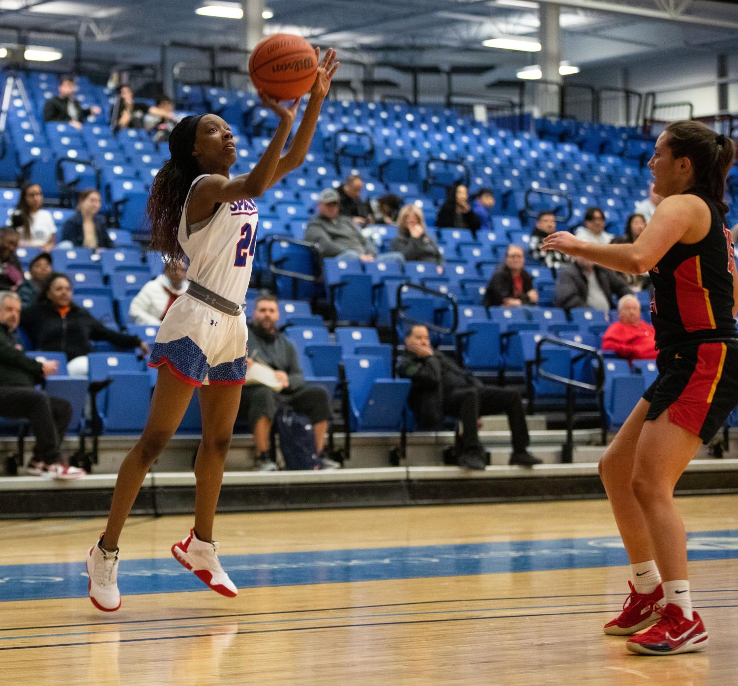 Photos: Lady Spartans Basketball loses 78-73 against Waubonsee Community College