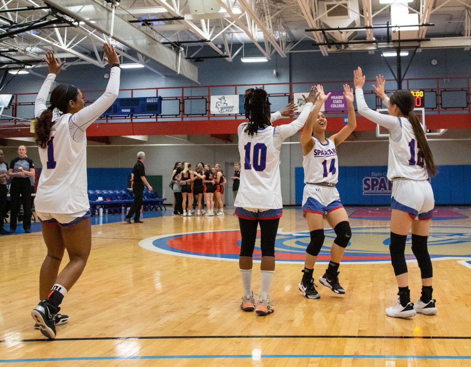 Photos: Lady Spartans Basketball loses 78-73 against Waubonsee Community College