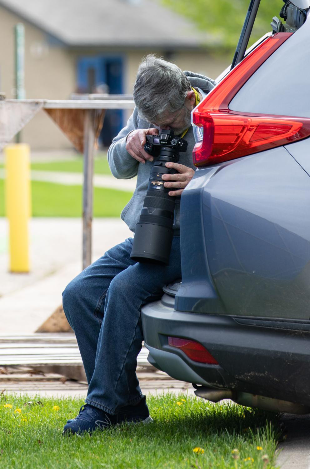 Lance Lagoni, the 75-year-old college photojournalist