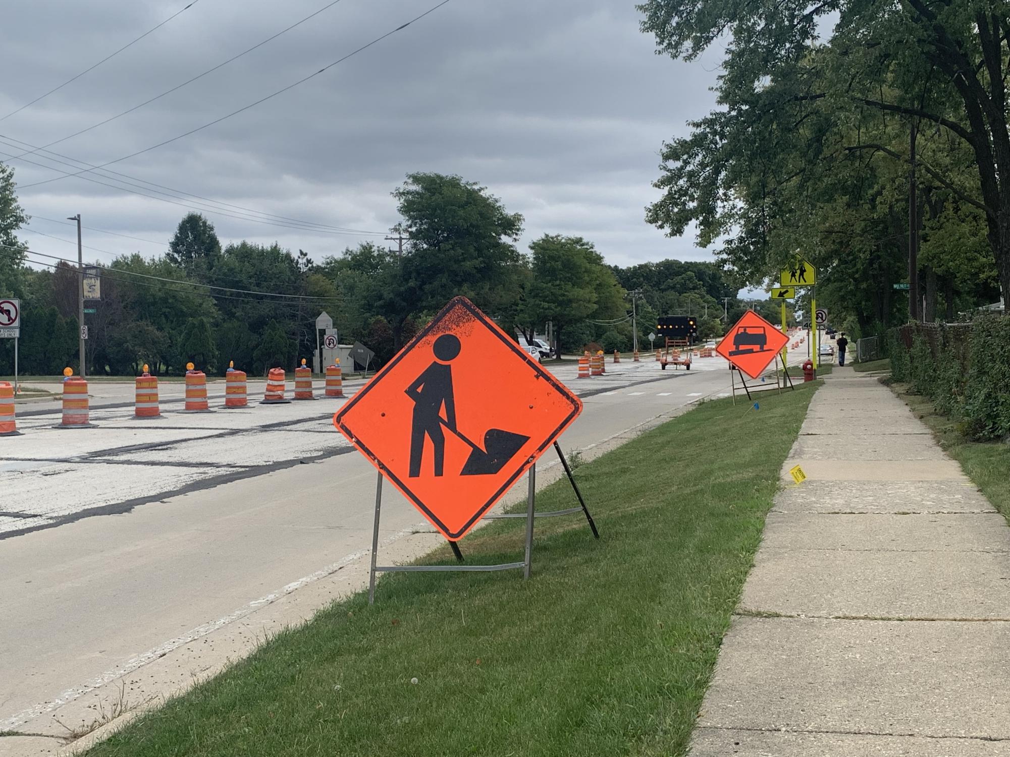 Photos: Construction on West Schaumburg Road