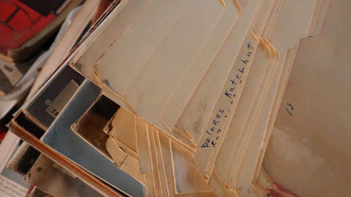 These files originally belonged to Dr. Pelton, but now they can be found in the basement of the residence.