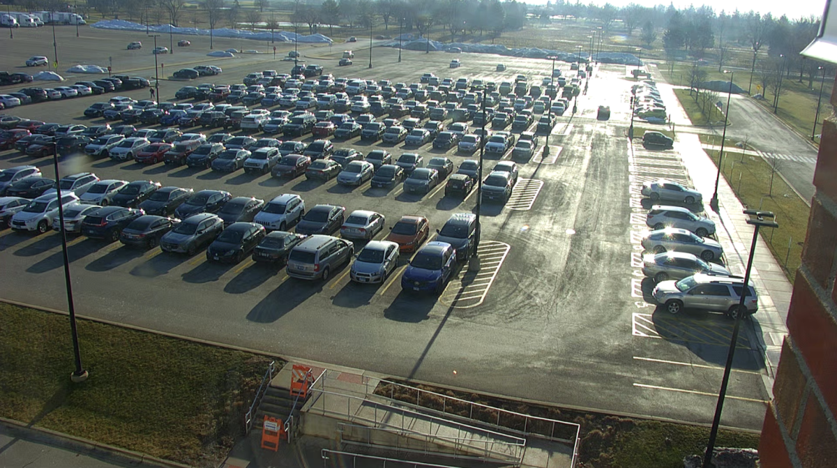 Parking+lot+B%2C+in+front+of+building+A+at+ECC+Spartan+Drive+two+hours+before+the+car+burglary+took+place+on+February+1%2C+2024.+