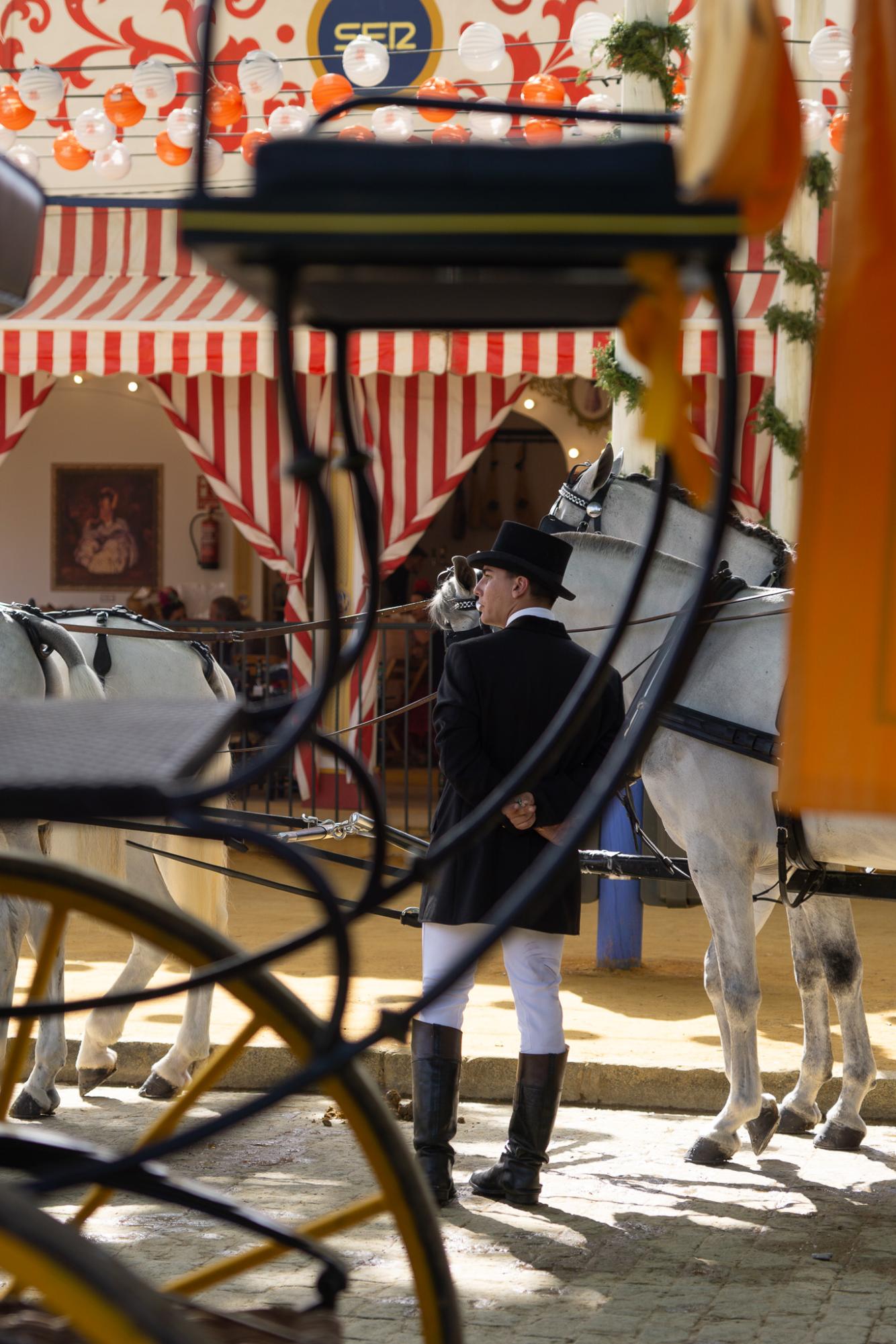 La Feria de Abril in Seville, Spain