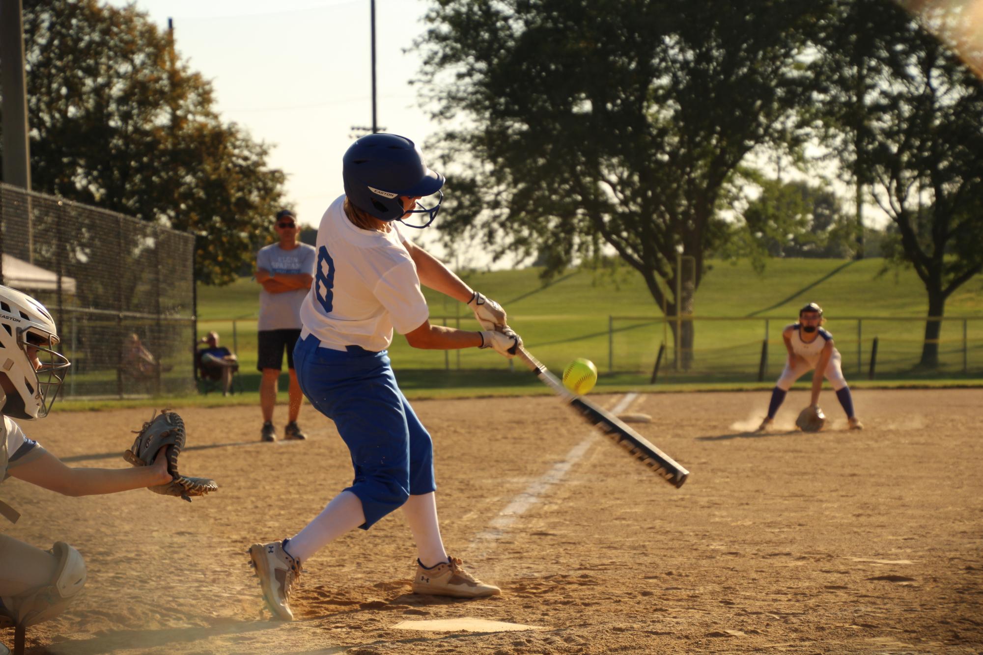 ECC Softball team faces off against Harper College