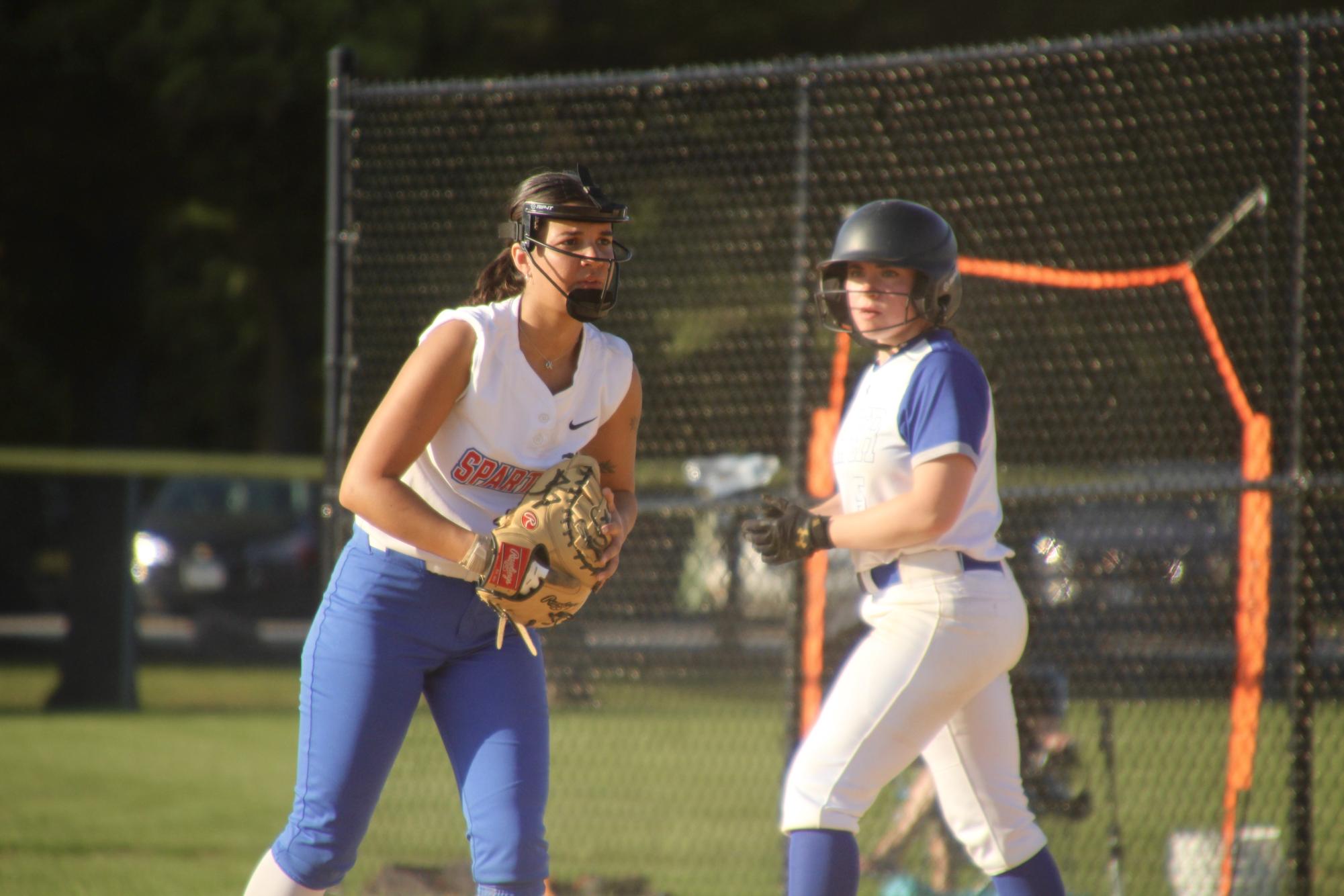 ECC Softball team faces off against Harper College