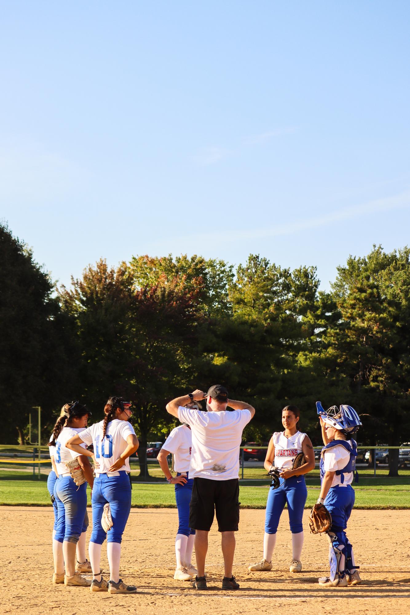 ECC Softball team faces off against Harper College