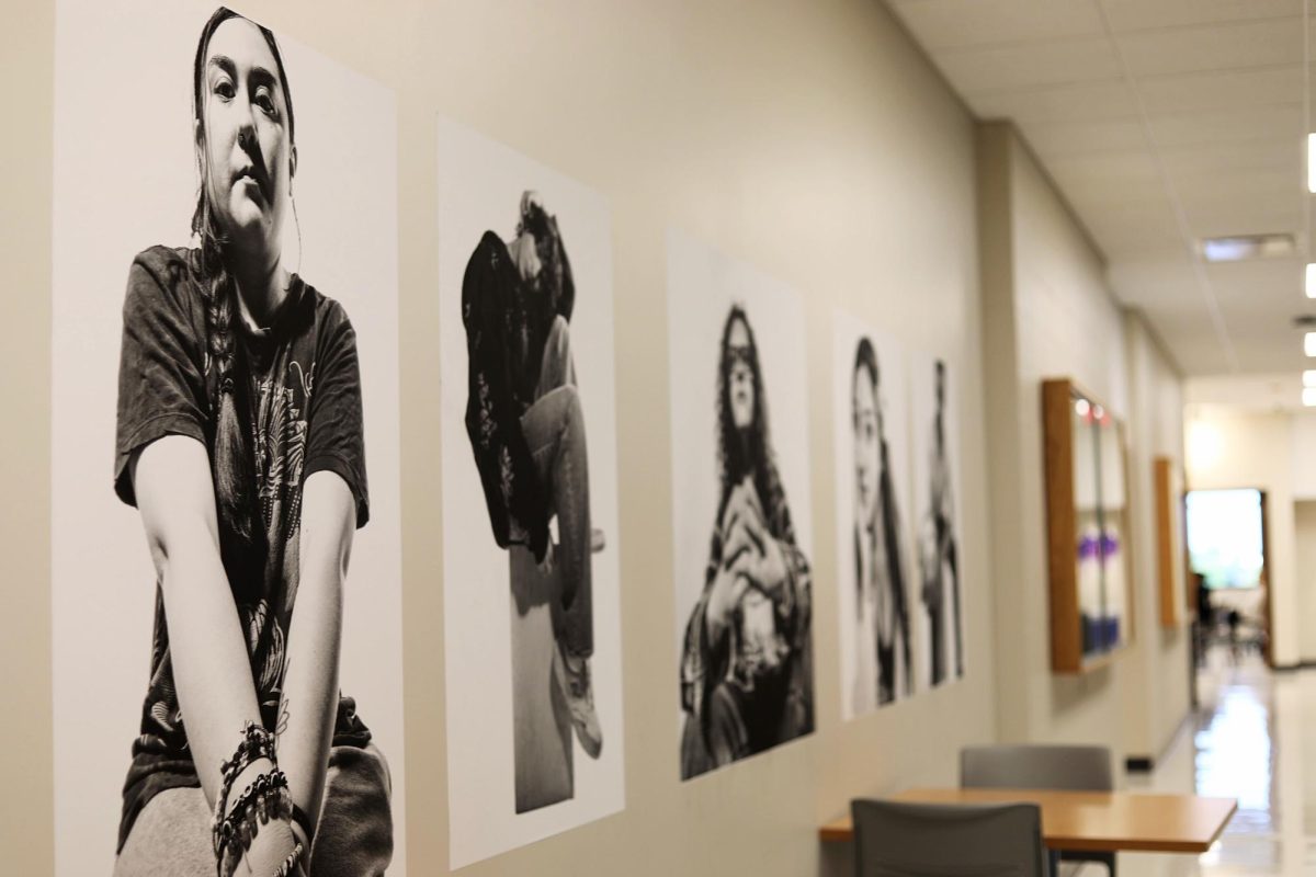 Locations of where art can be found around campus: Students' film photography portrait in Building H across the film photography laboratory on September 4th, 2025