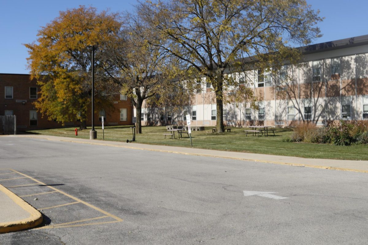 A view of Larkin High School.