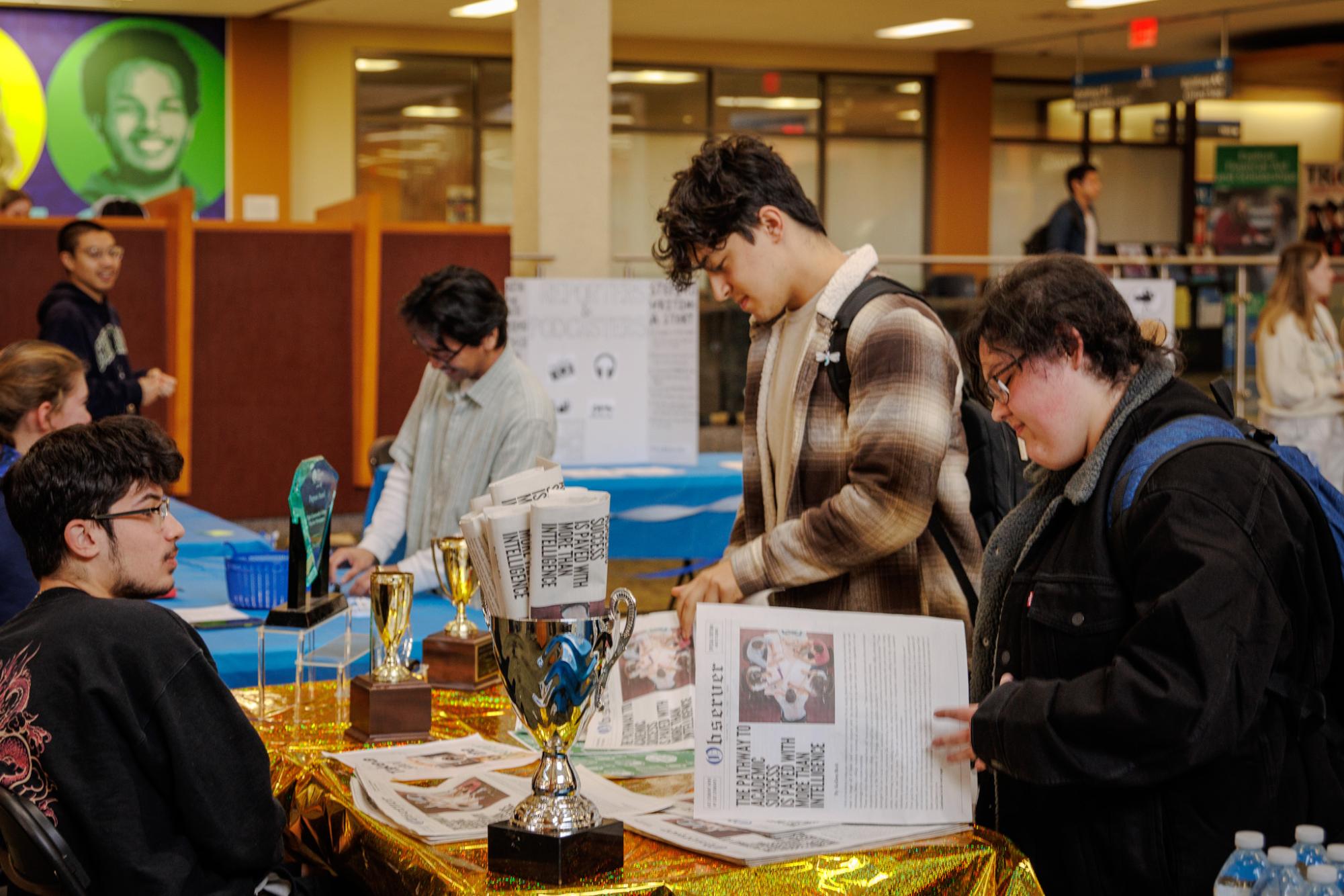 ECC students attend Observer's News and Bites Event