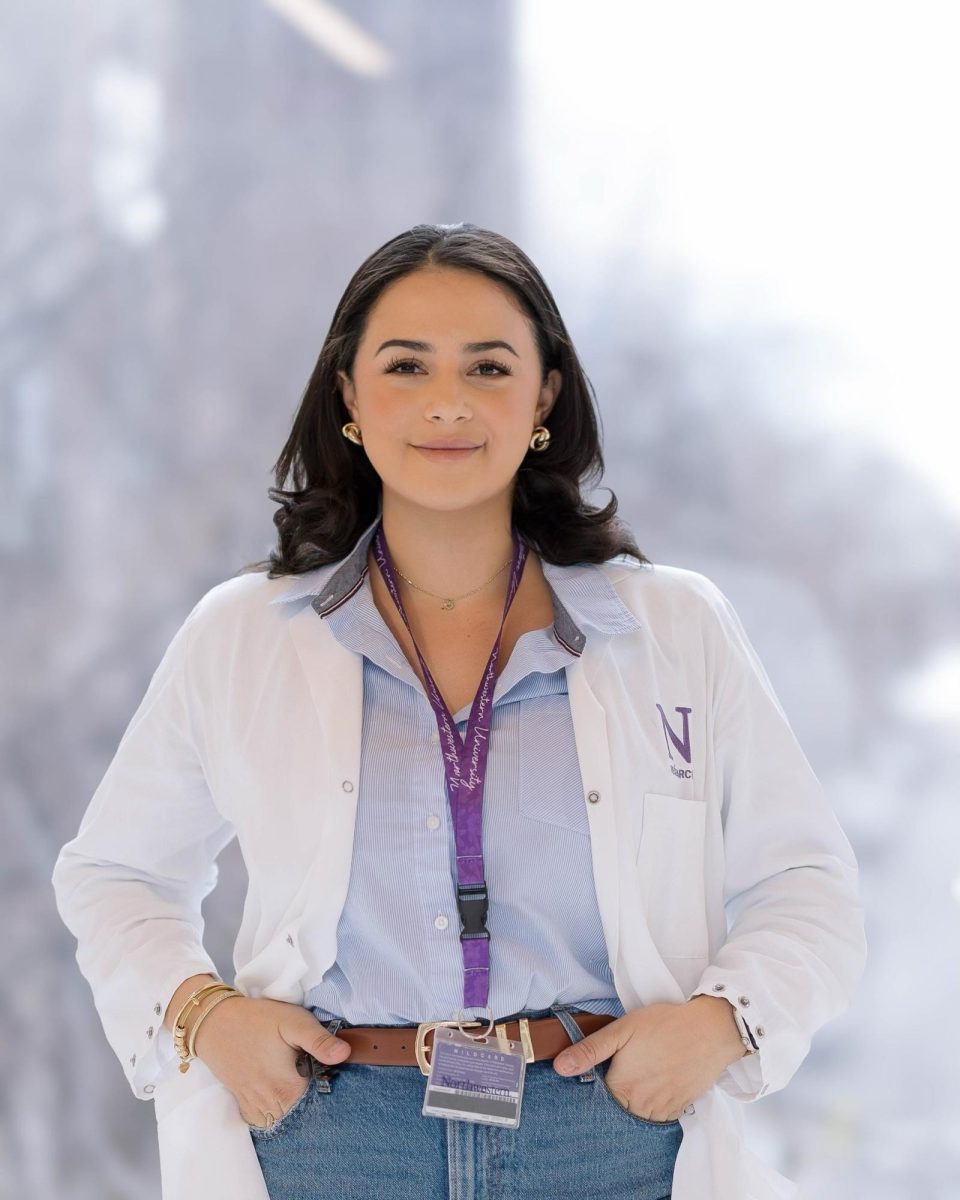Neurobiology Student Maira Marroquin at Northwestern University. 
