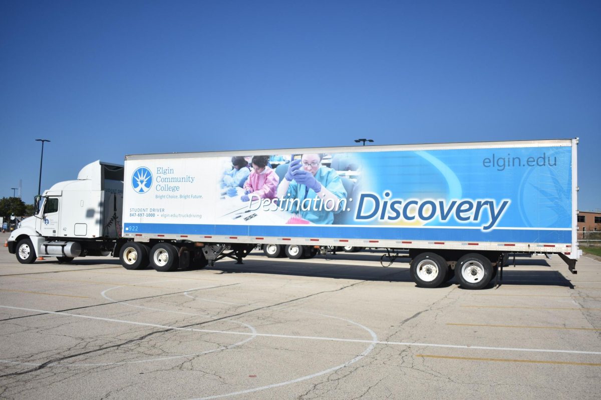 One of the trucks used for ECC's trucking program.