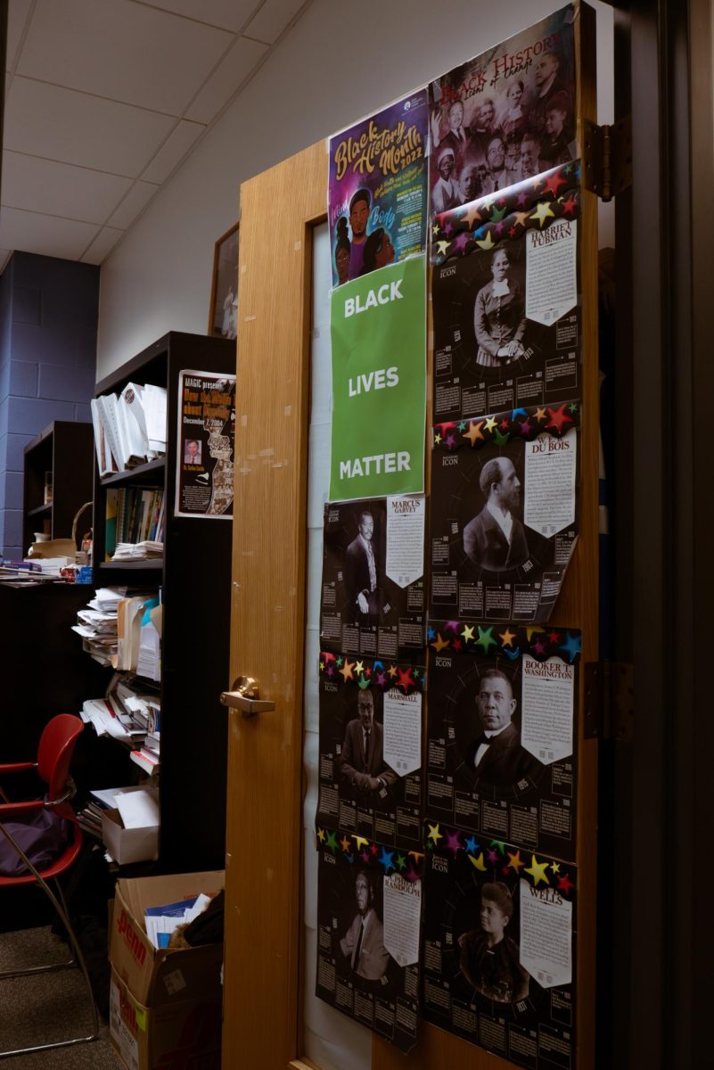 Outside of Professor Clark Hallpike’s office on January 28, 2026.