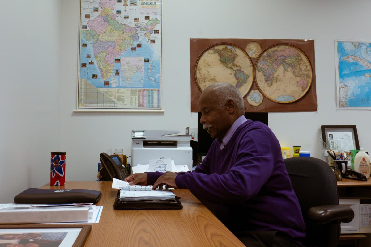 Inside of Professor Clark Hallpike’s office on January 28, 2026.