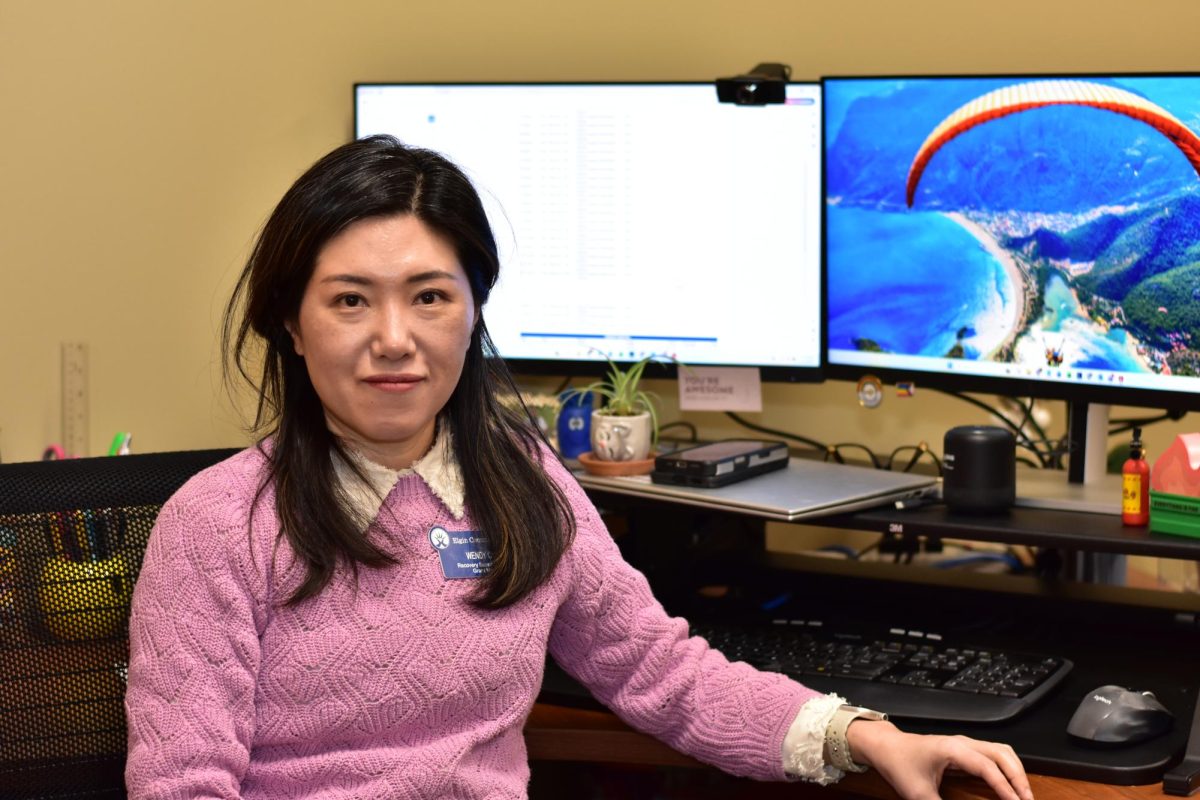 Wendy Chen in front of her work computer Feb 11, 2026.
