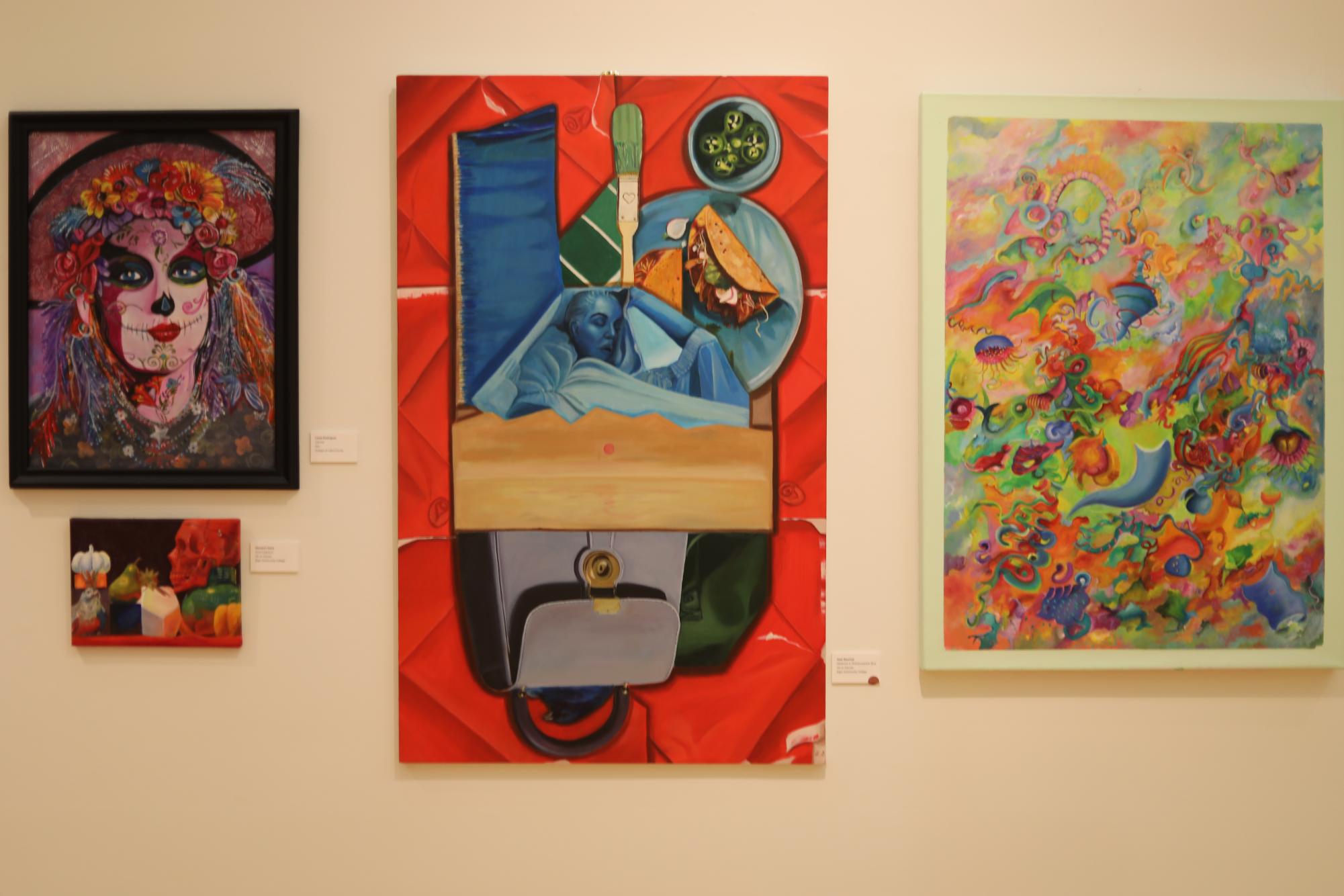 Students exhibit their art in Skyway Art Exhibition