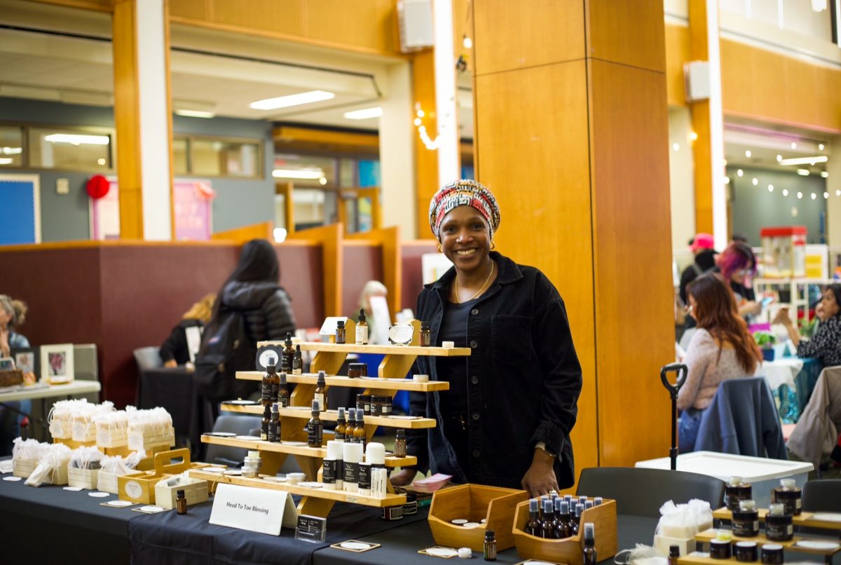 Anika Jones. founder and Owner of "Head to Toe Blessings" was excited to showcase her business at the Women's History Fair presented by Elgin Community College at the Jobe Lounge on March 24th, 2026. 
