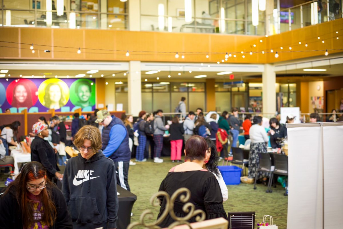 A large number of students looked thrilled to engage with Elgin Community College's activities at the Women's History Fair held on campus on March 25th, 2026.