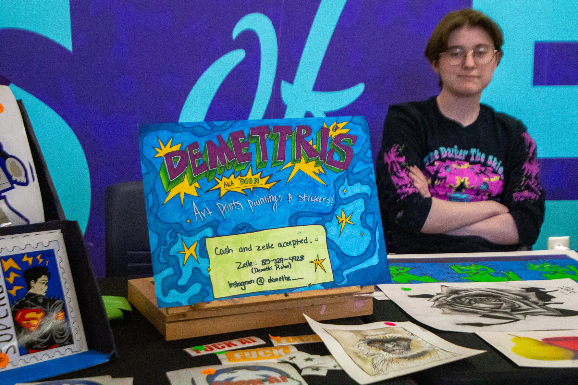 Students Sell Art, Connect with Customers