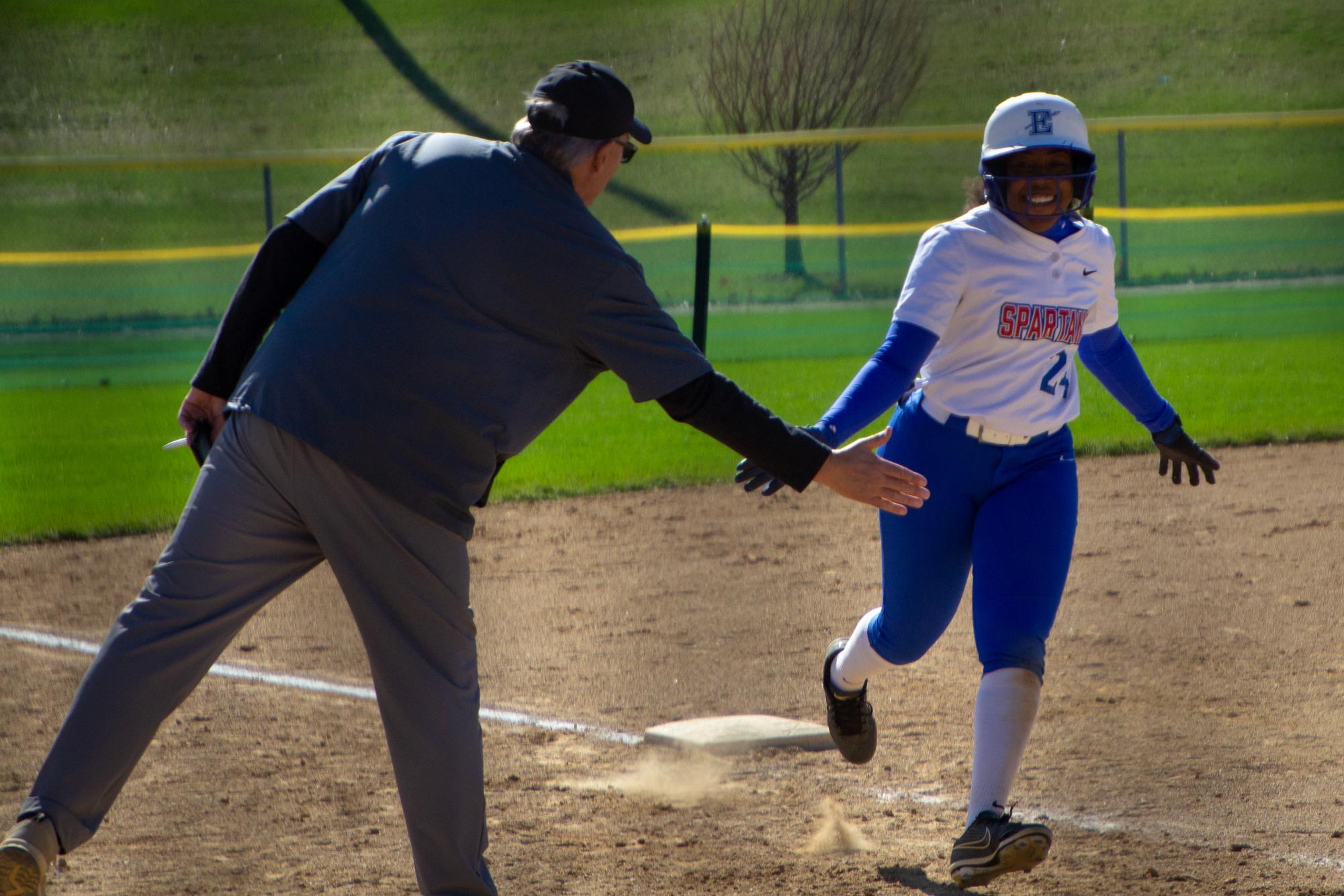 Spartans softball ends losing streak with a win against Oakton